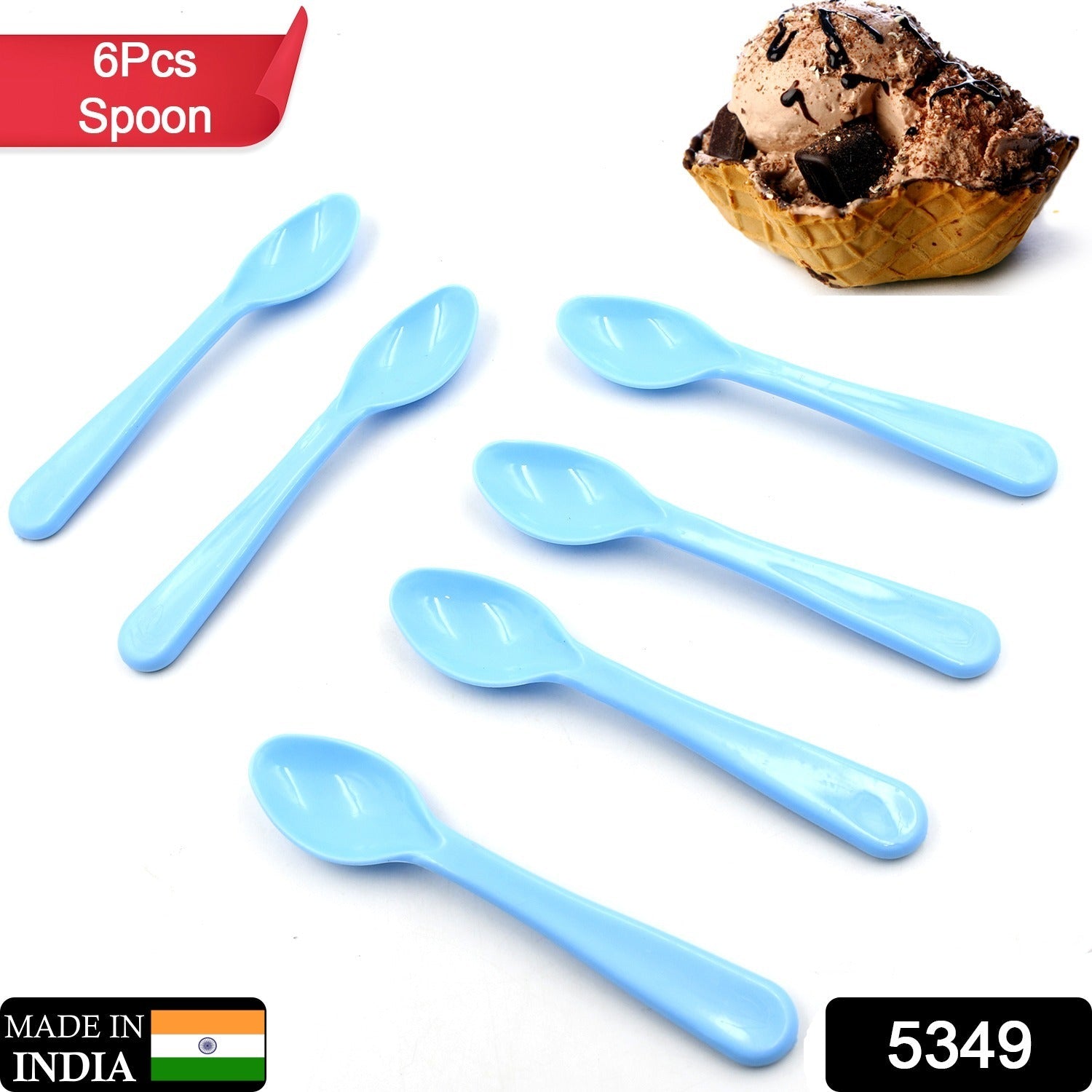 Plastic table spoons with ABS construction. Plastic table spoons with ABS construction.